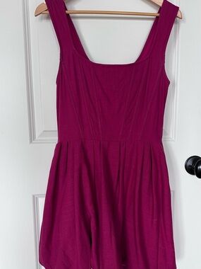 Anthropologie Aureta Hot Pink Top